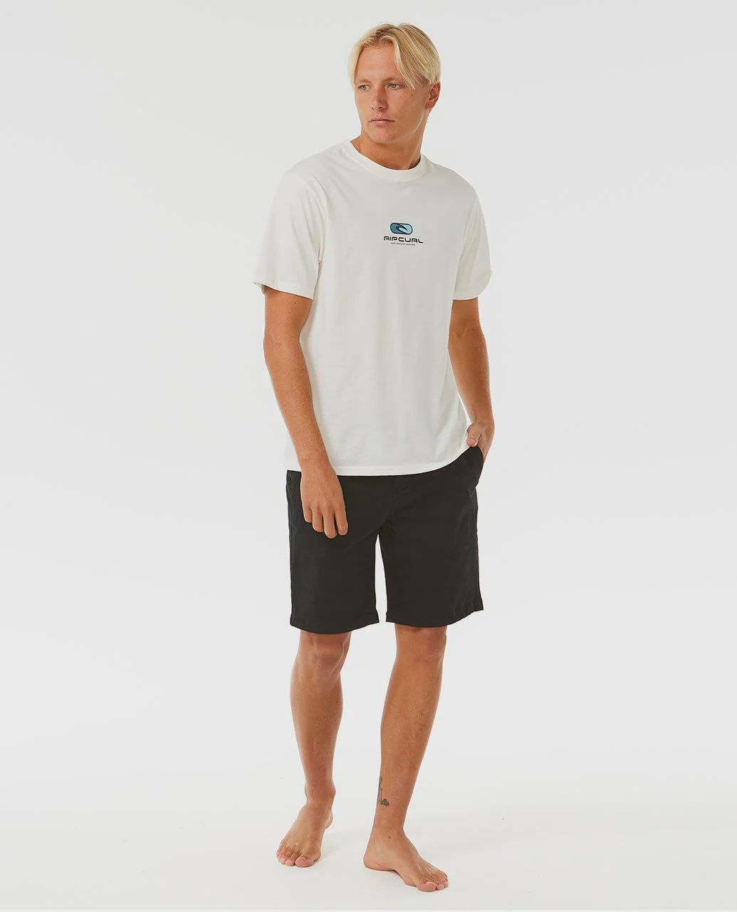 RIP CURL MENS CLASSIC SURF CHINO WALKSHORT - BLACK