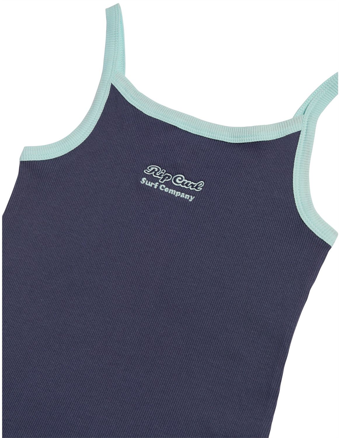 RIP CURL GIRLS PARADISE CLUB RIB DRESS - WASHED NAVY