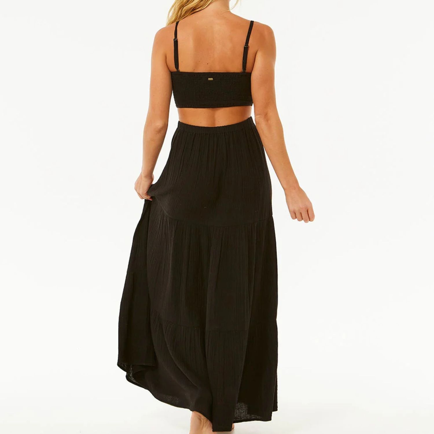 RIP CURL WOMENS PREMIUM SURF MAXI DRESS - BLACK