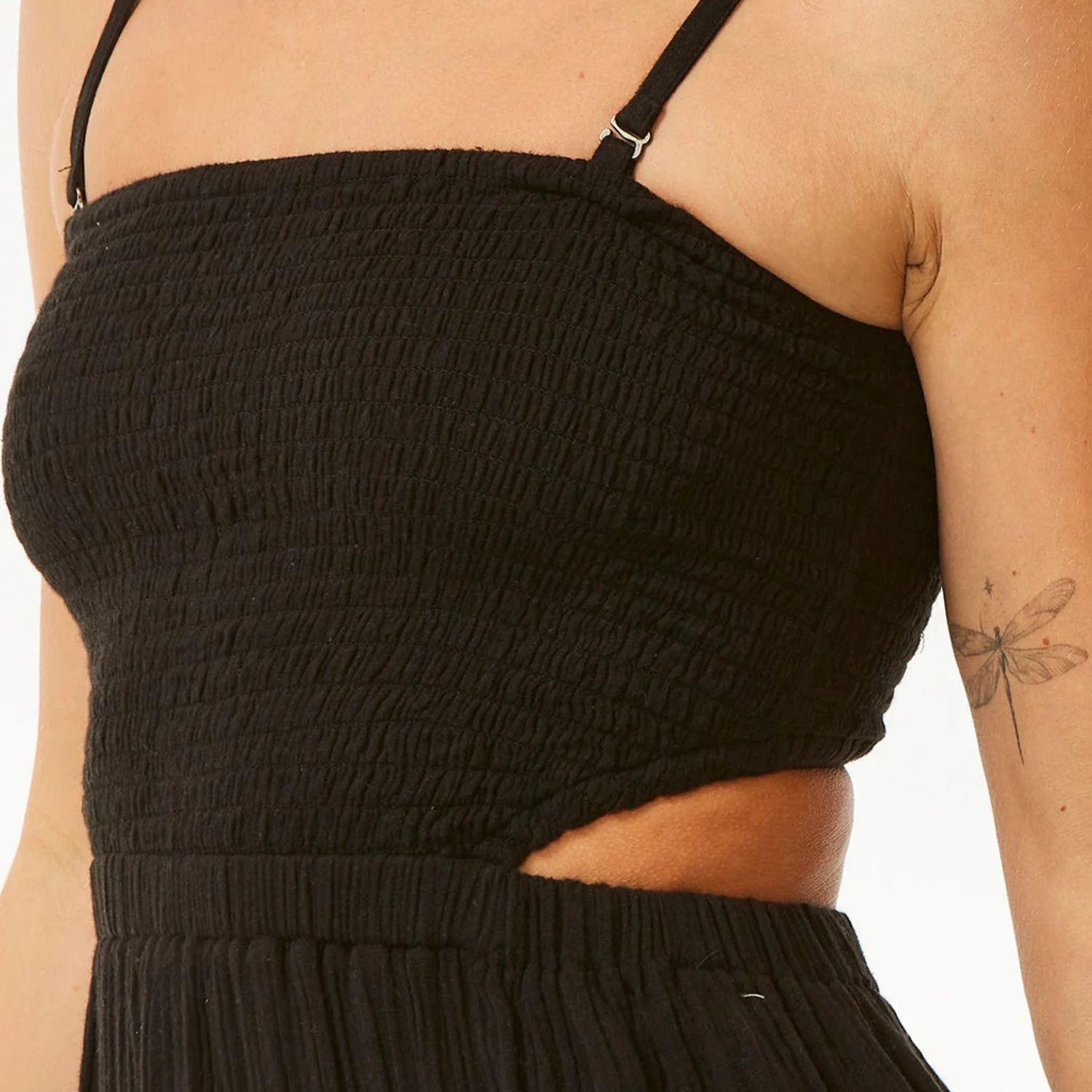 RIP CURL WOMENS PREMIUM SURF MAXI DRESS - BLACK