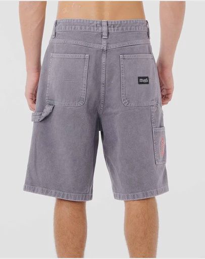 RIP CURL MENS RAW ENERGY DENIM WALKSHORT - SMOKEY GRAPE