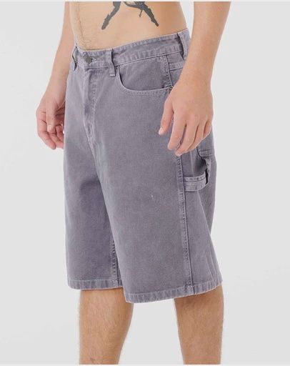 RIP CURL MENS RAW ENERGY DENIM WALKSHORT - SMOKEY GRAPE
