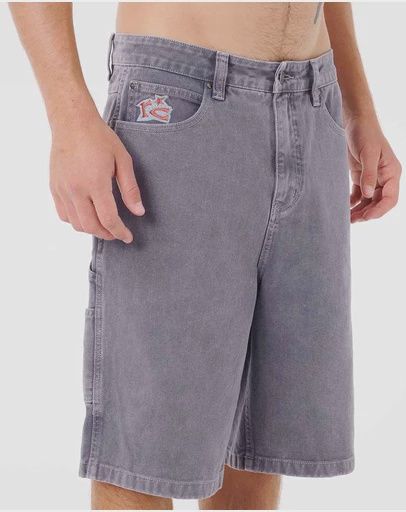 RIP CURL MENS RAW ENERGY DENIM WALKSHORT - SMOKEY GRAPE