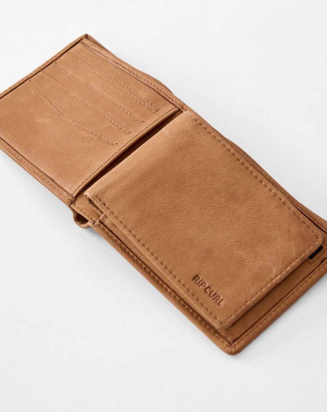RIP CURL MENS K-ROO RFID 2 IN 1 WALLET - TAN