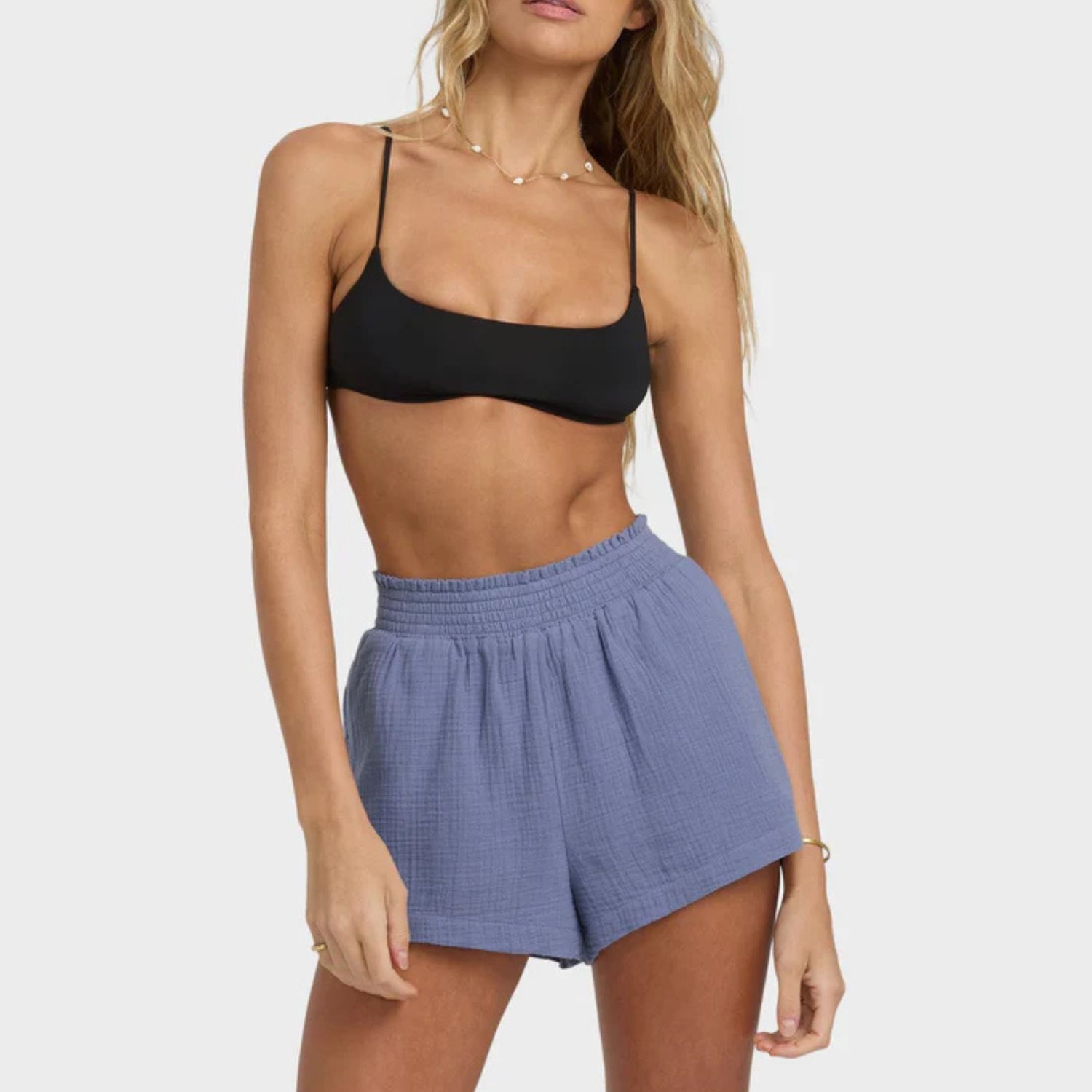BILLABONG WOMENS IN THE WAVES SHORT - STONE BLUE