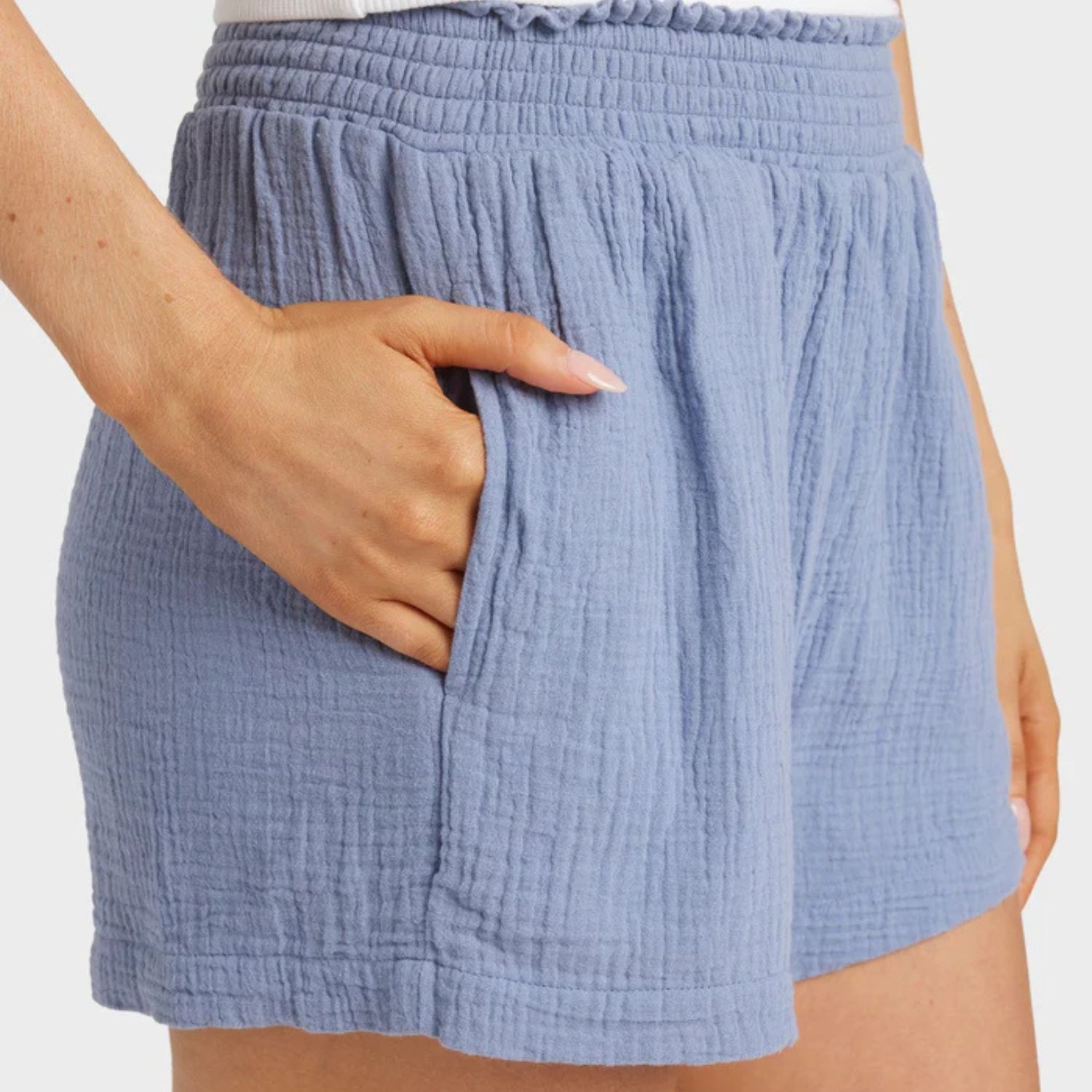 BILLABONG WOMENS IN THE WAVES SHORT - STONE BLUE