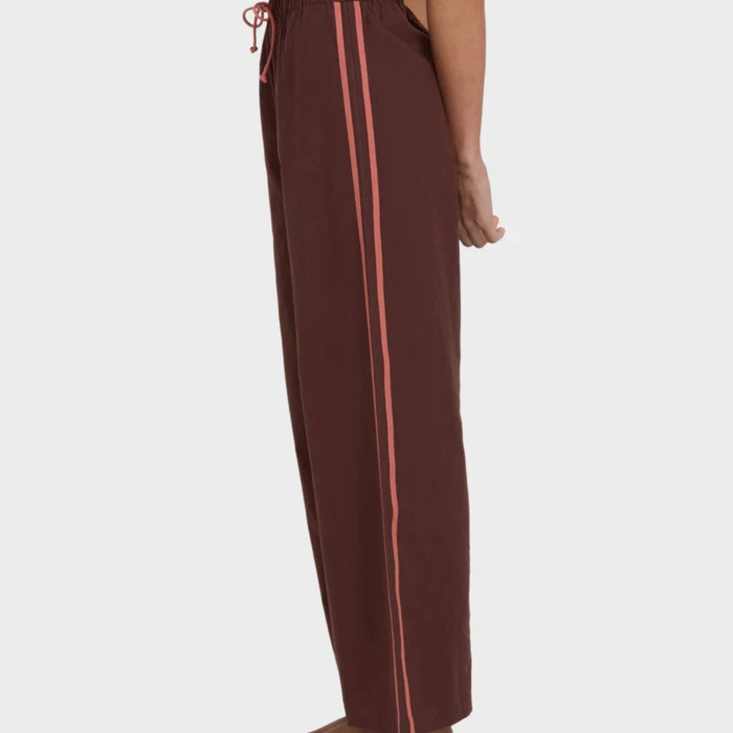BILLABONG WOMENS COASTAL CRUSH ELASTIC PANT - TEAK