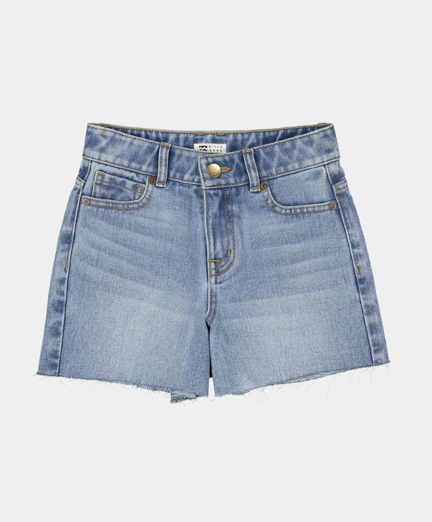 BILLABONG TEEN GIRLS MILEY WALKSHORT - FADED INDIGO FRAY