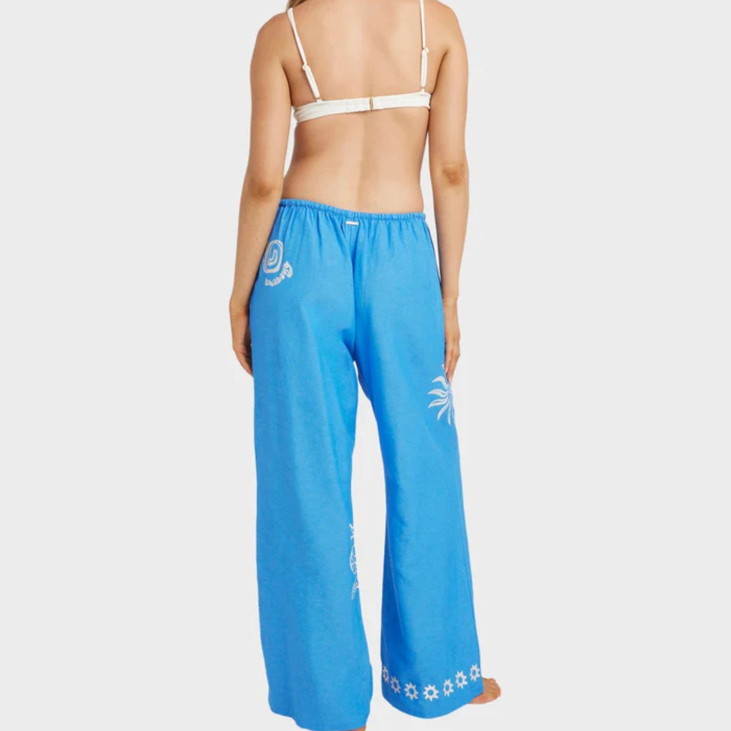 BILLABONG WOMENS FIND ME HERE ELASTIC PANT - TIDAL BLUE