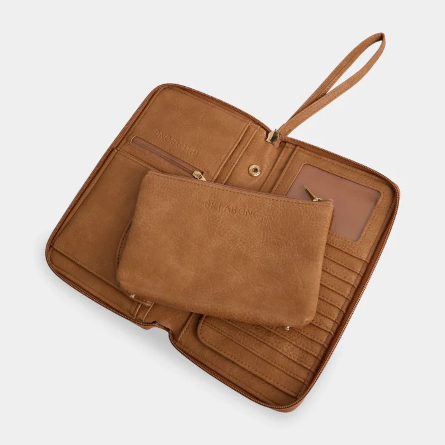 BILLABONG WOMENS TRAVEL WALLET - TAN