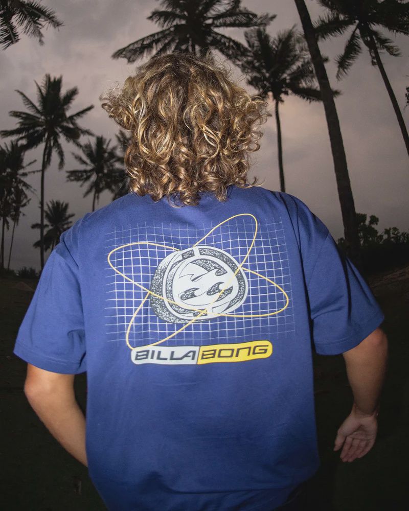 BILLABONG MENS SPEC 73 OG SS TEE - VINTAGE INDIGO