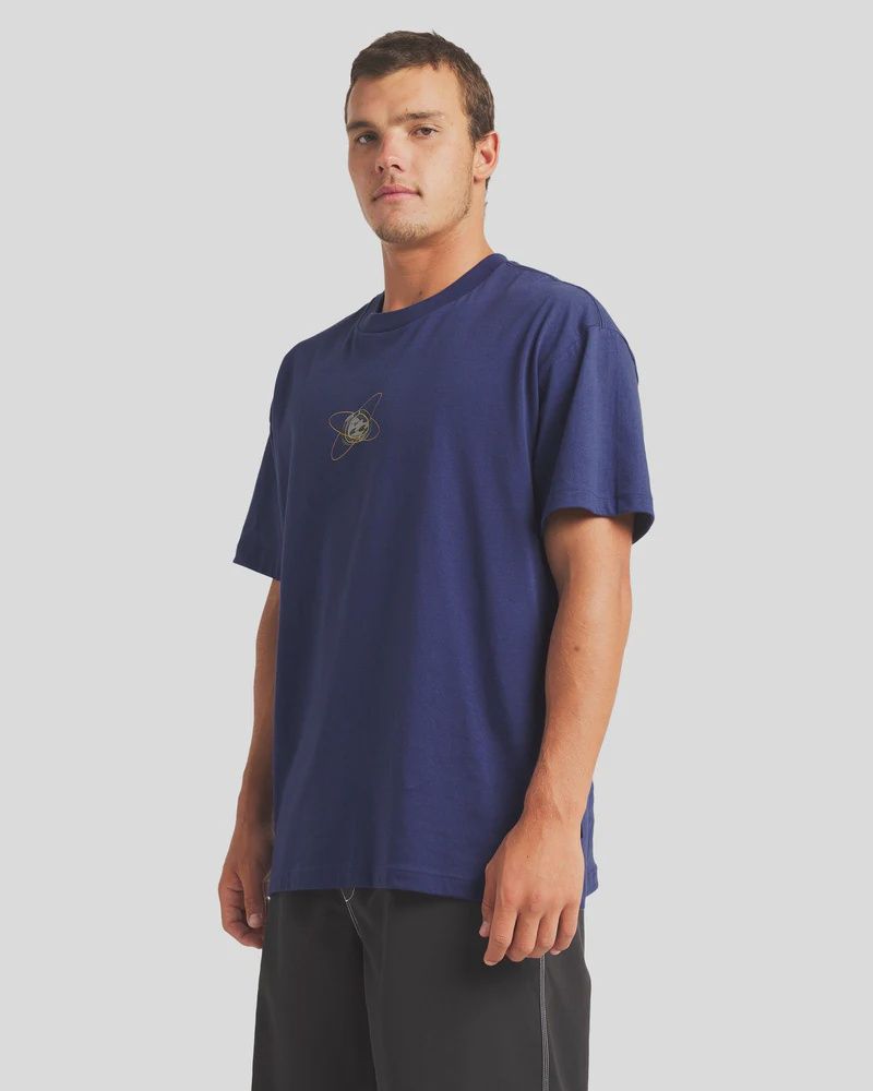 BILLABONG MENS SPEC 73 OG SS TEE - VINTAGE INDIGO