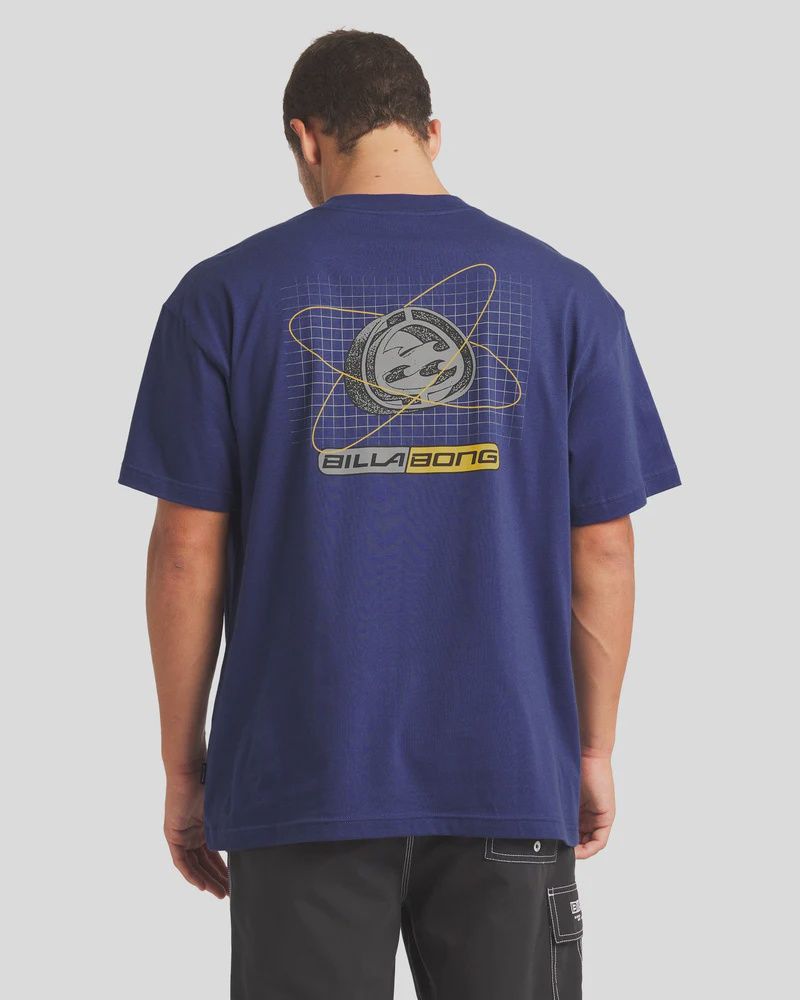 BILLABONG MENS SPEC 73 OG SS TEE - VINTAGE INDIGO