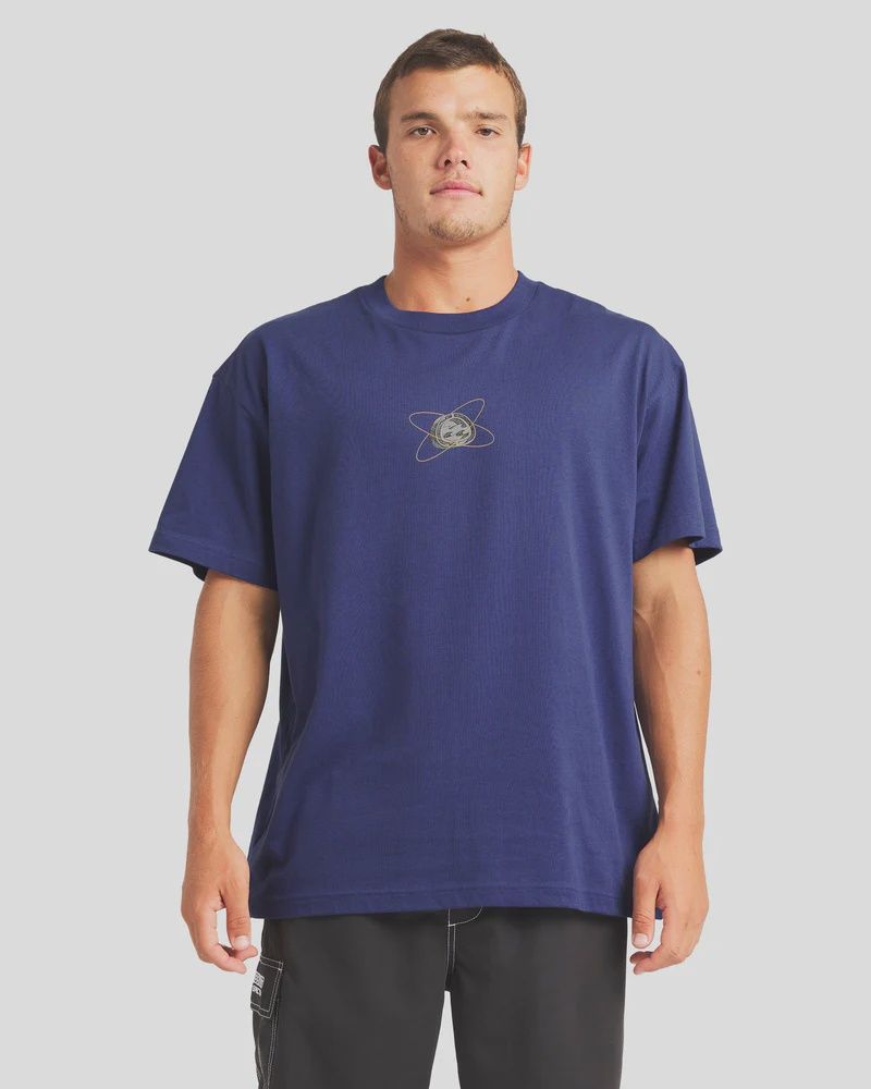 BILLABONG MENS SPEC 73 OG SS TEE - VINTAGE INDIGO
