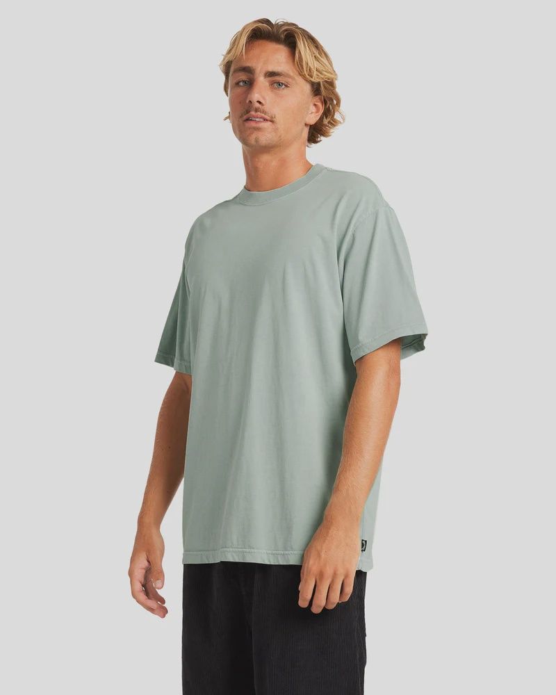 BILLABONG MENS PREMIUM WAVE WASH SS TEE - JADE