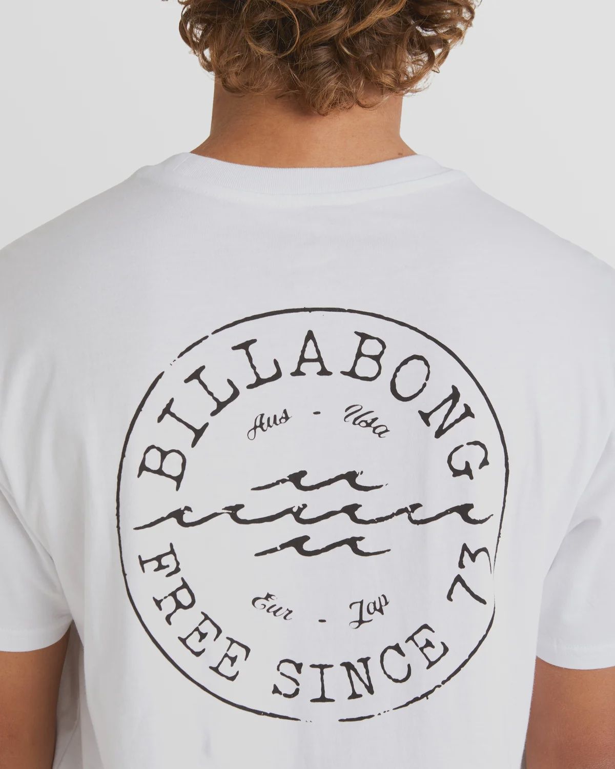 BILLABONG MENS BIG WAVE DAZ SS TEE - WHITE