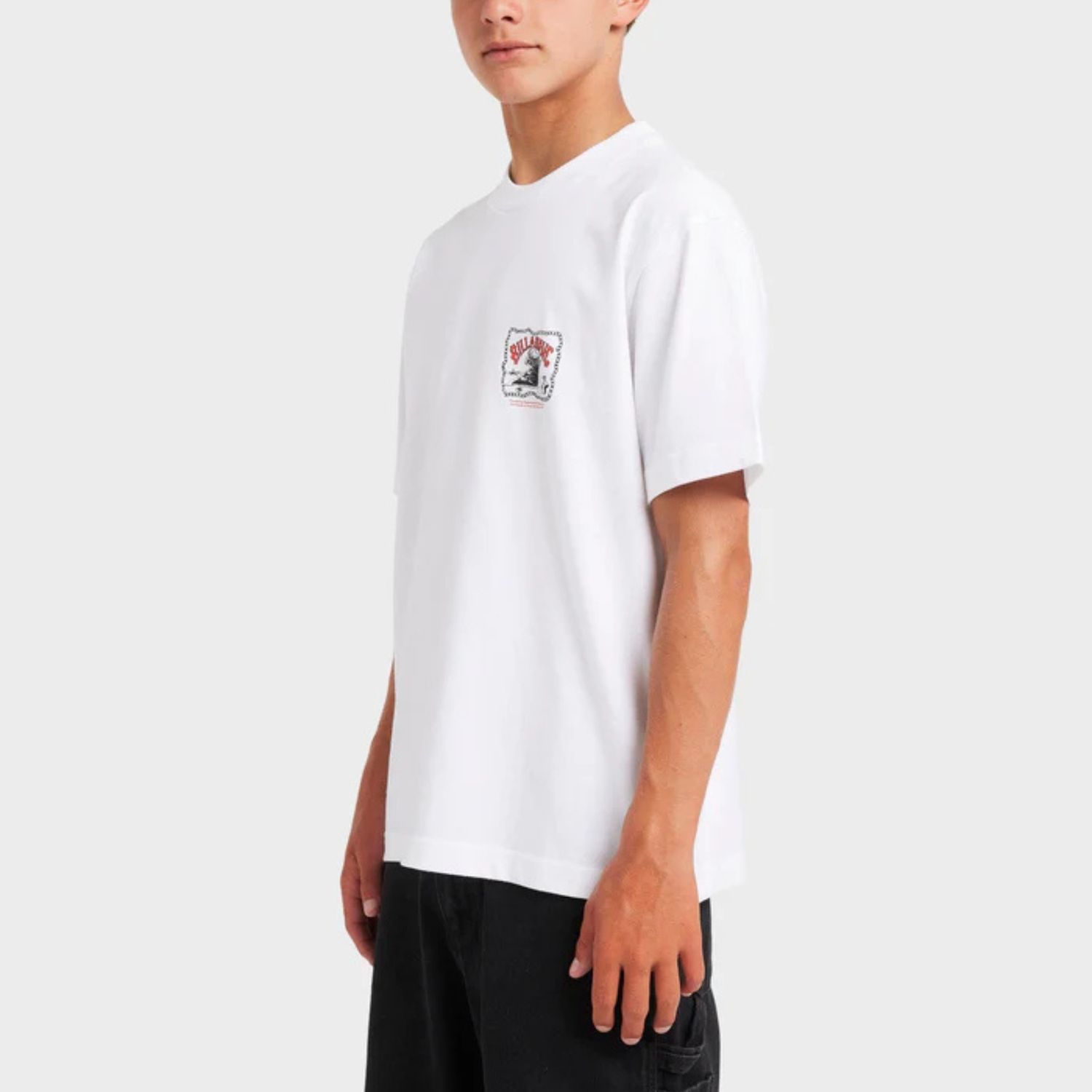 BILLABONG TEEN BOYS WAVE POOL OG SS TEE - WHITE