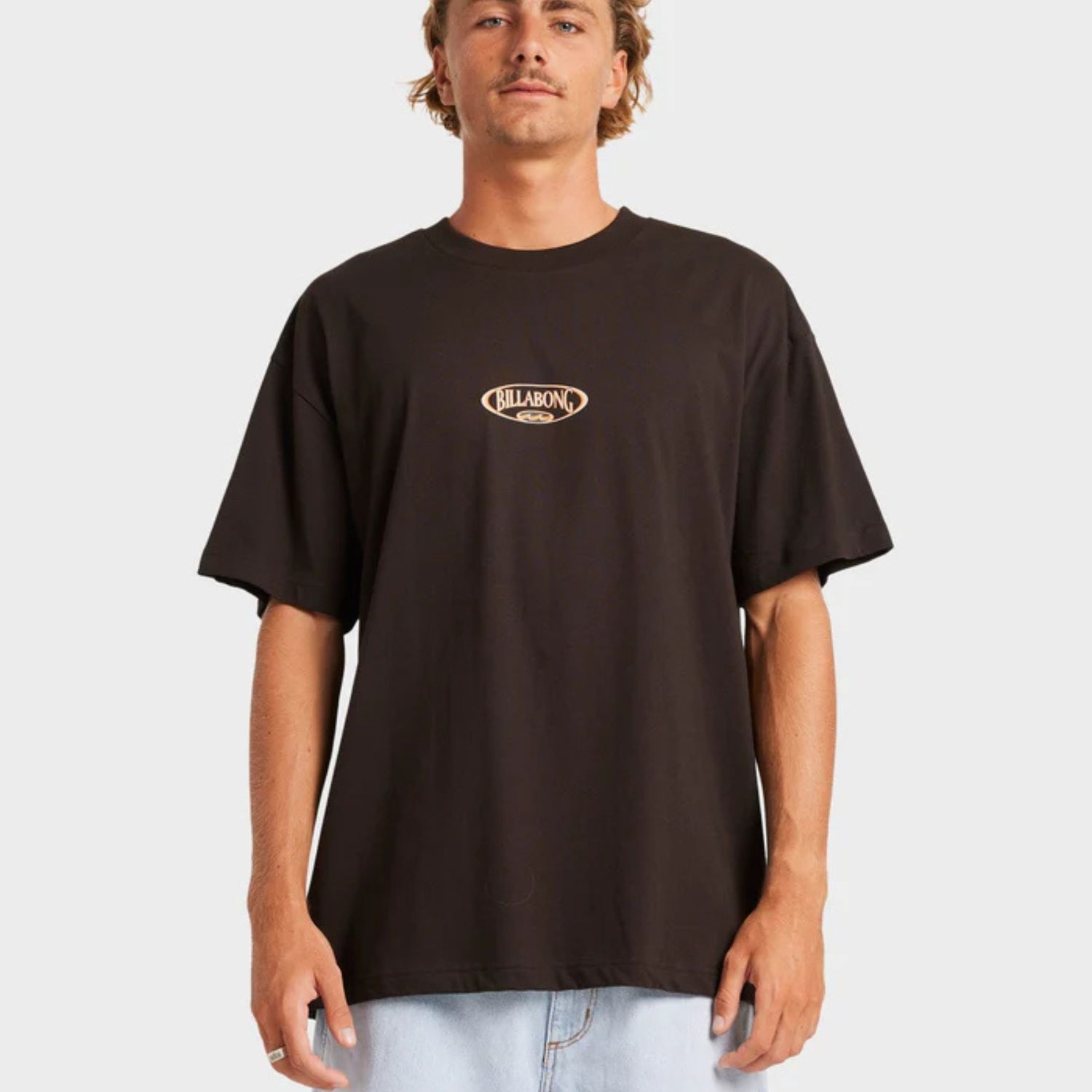 BILLABONG MENS BAD DOG OG SS TEE - BLACK RED