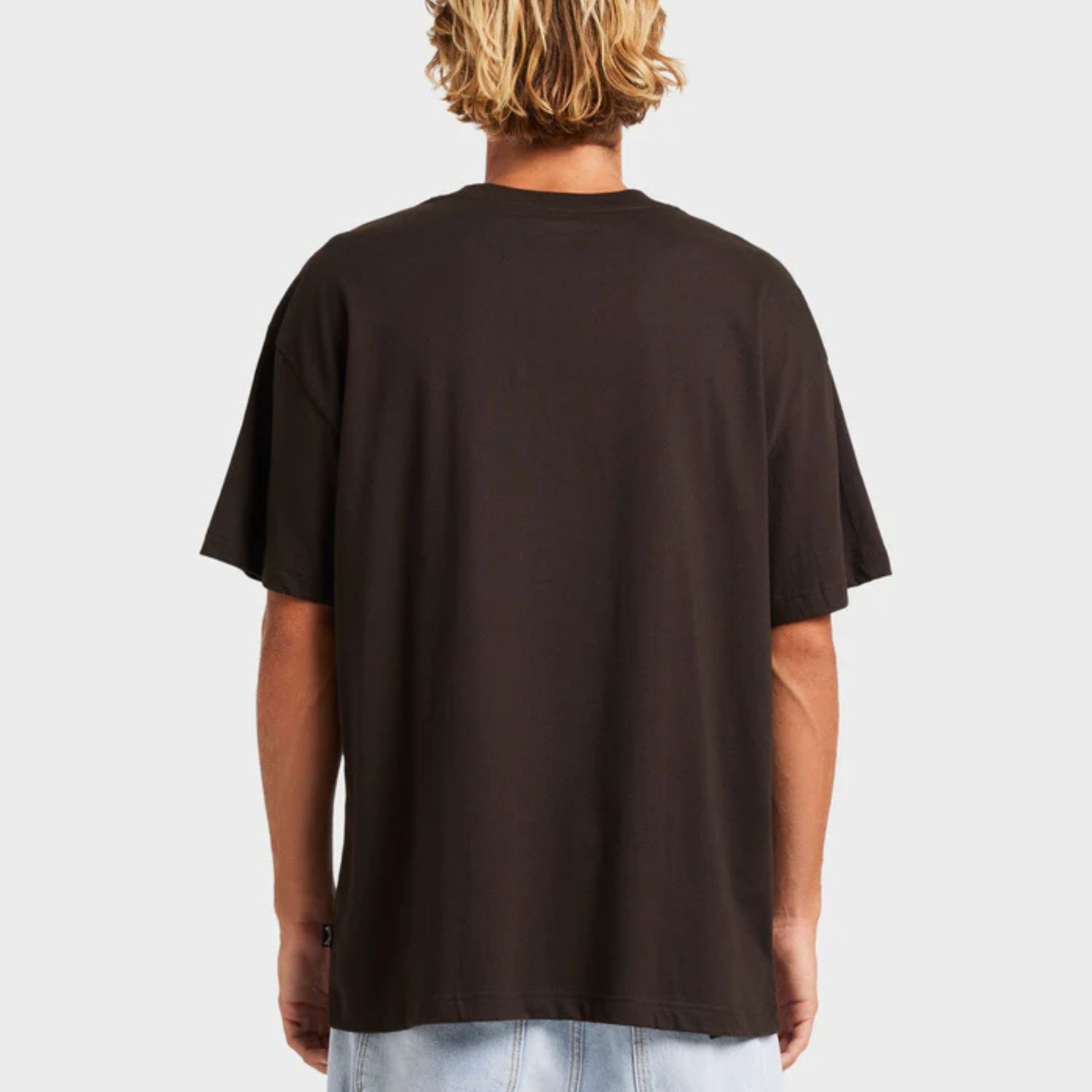 BILLABONG MENS BAD DOG OG SS TEE - BLACK RED