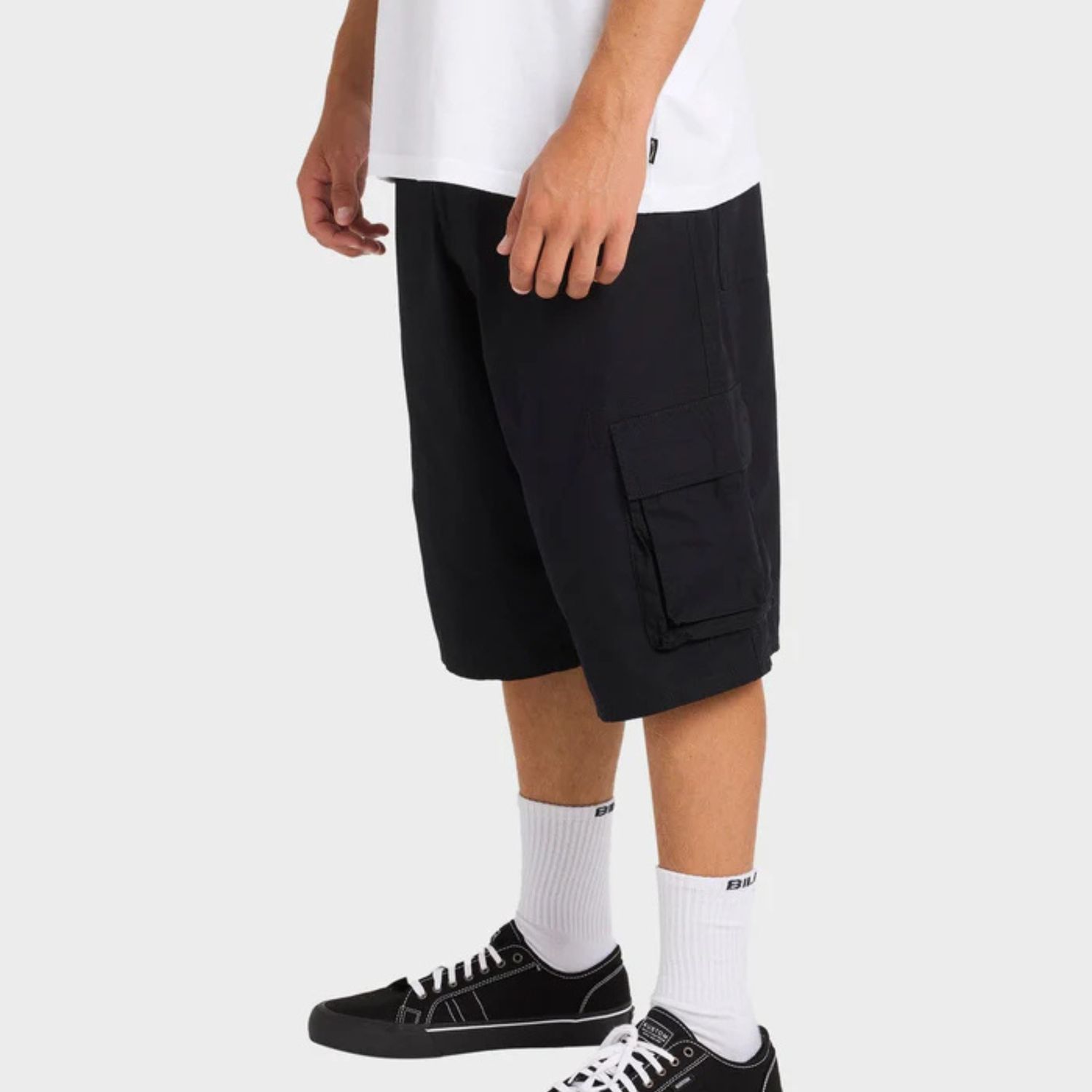 BILLABONG MENS SCRIPT CARGO SHORT - BLACK
