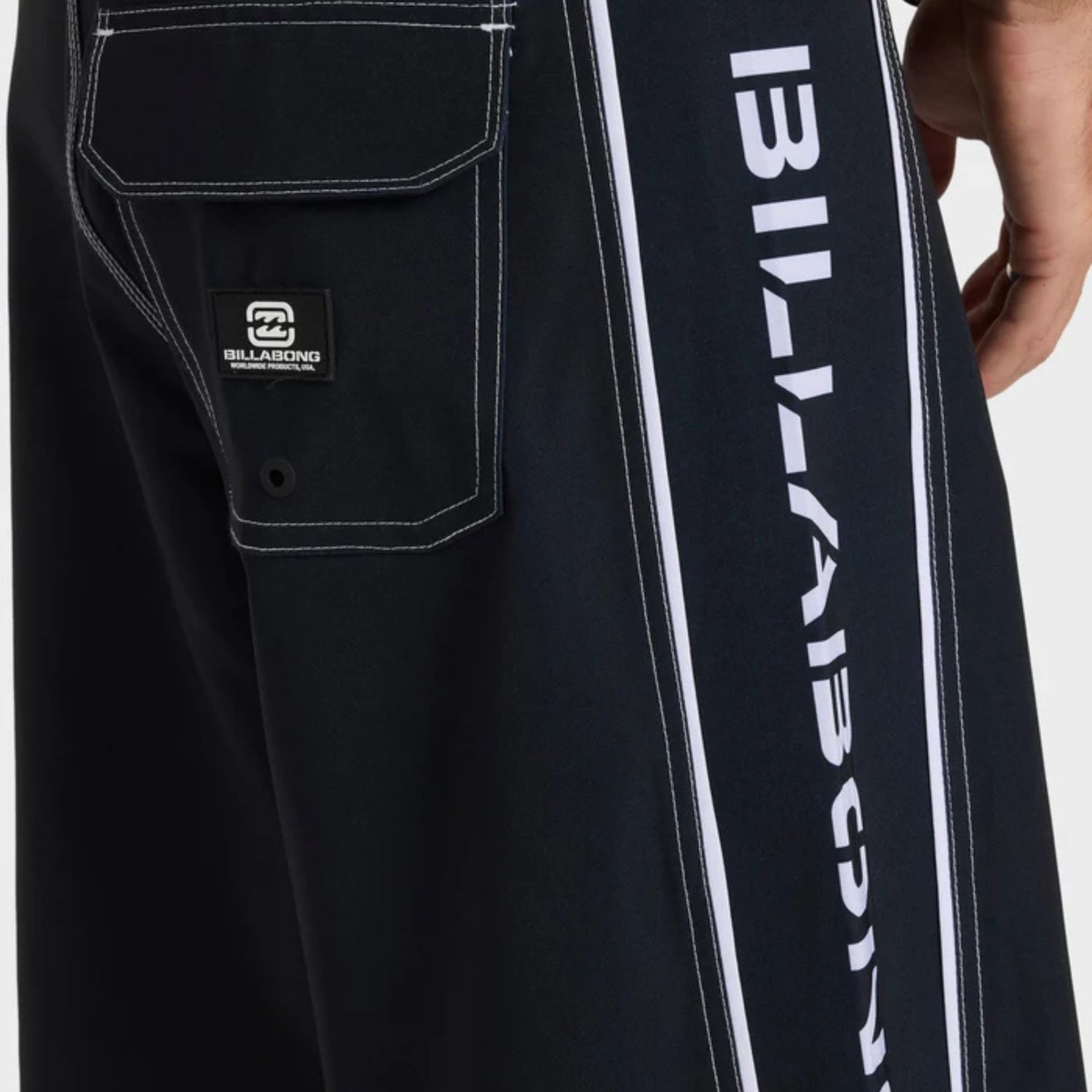 BILLABONG MENS D BAH 2.0 PRO BOARDSHORT - BLACK/WHITE