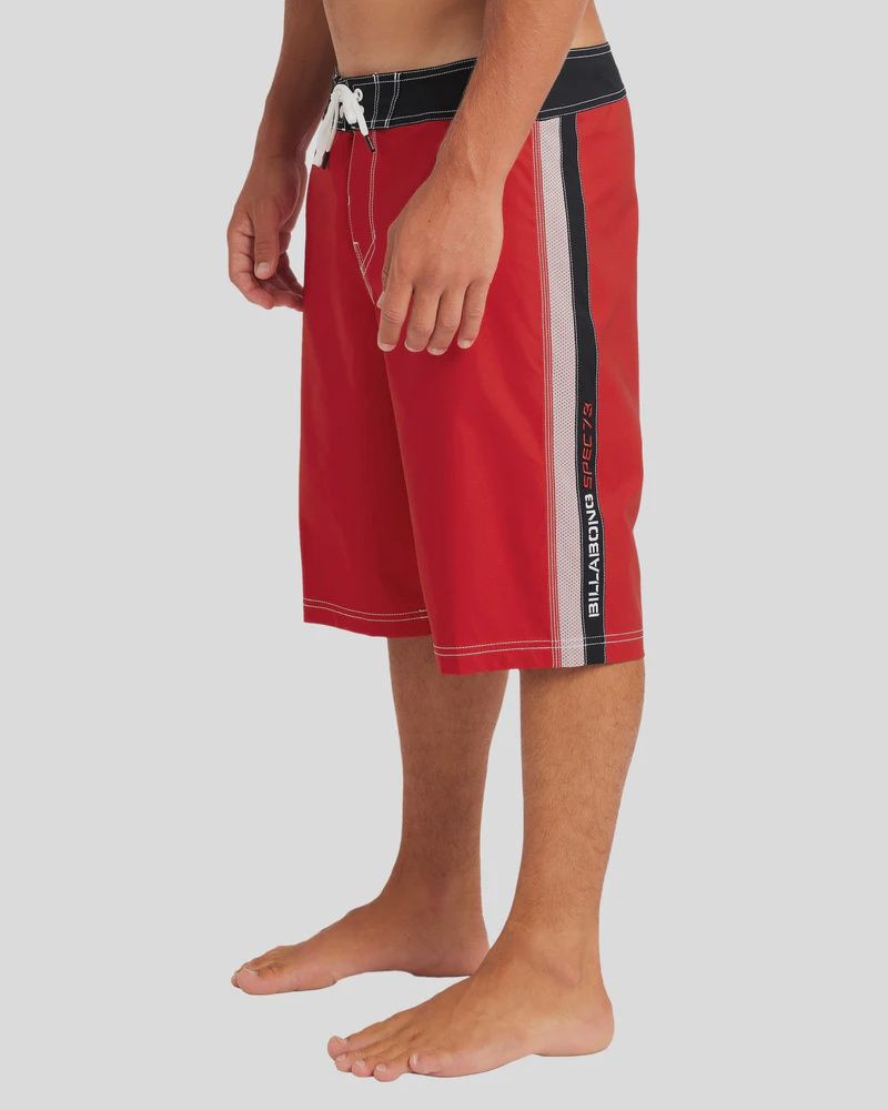 BILLABONG MENS SPEC 73 PRO BOARDSHORT - TRUE RED