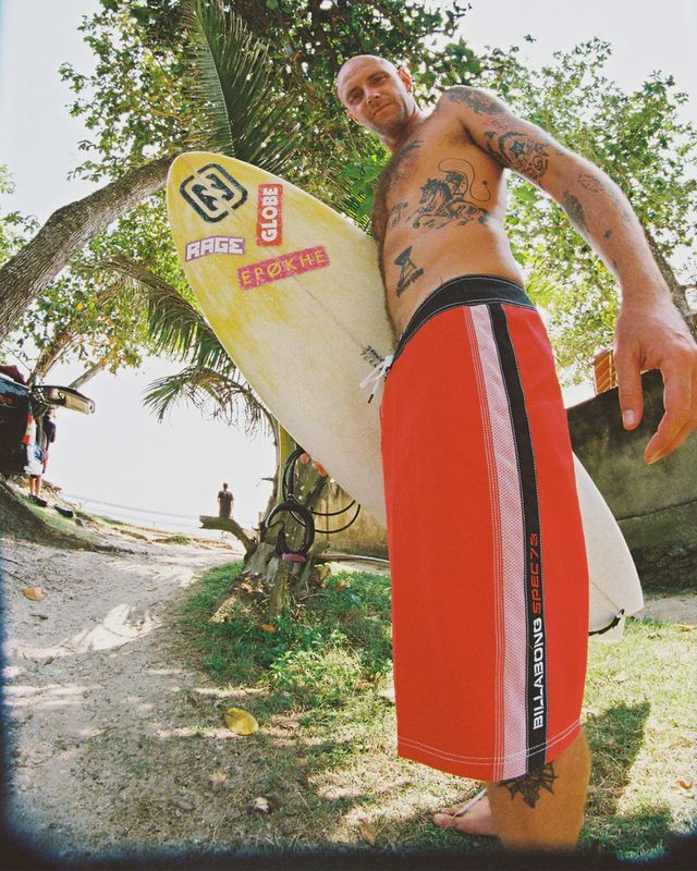 BILLABONG MENS SPEC 73 PRO BOARDSHORT - TRUE RED