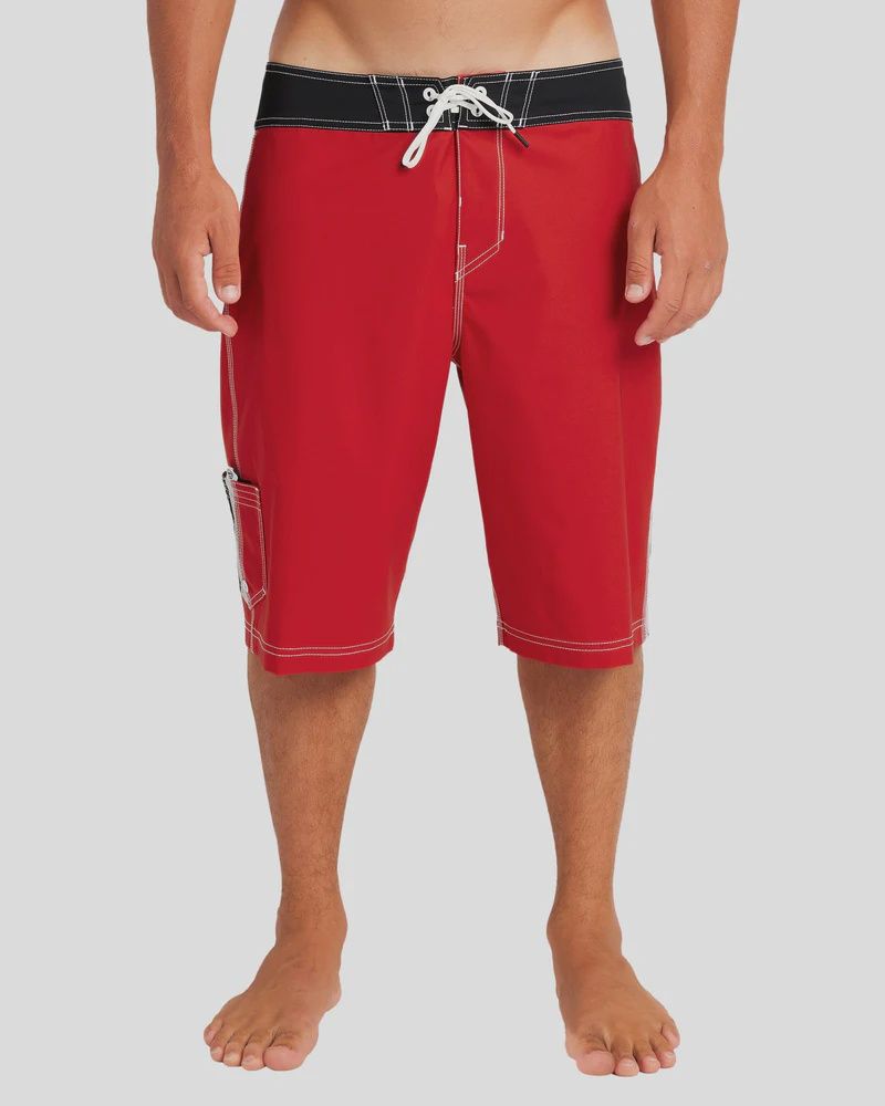 BILLABONG MENS SPEC 73 PRO BOARDSHORT - TRUE RED