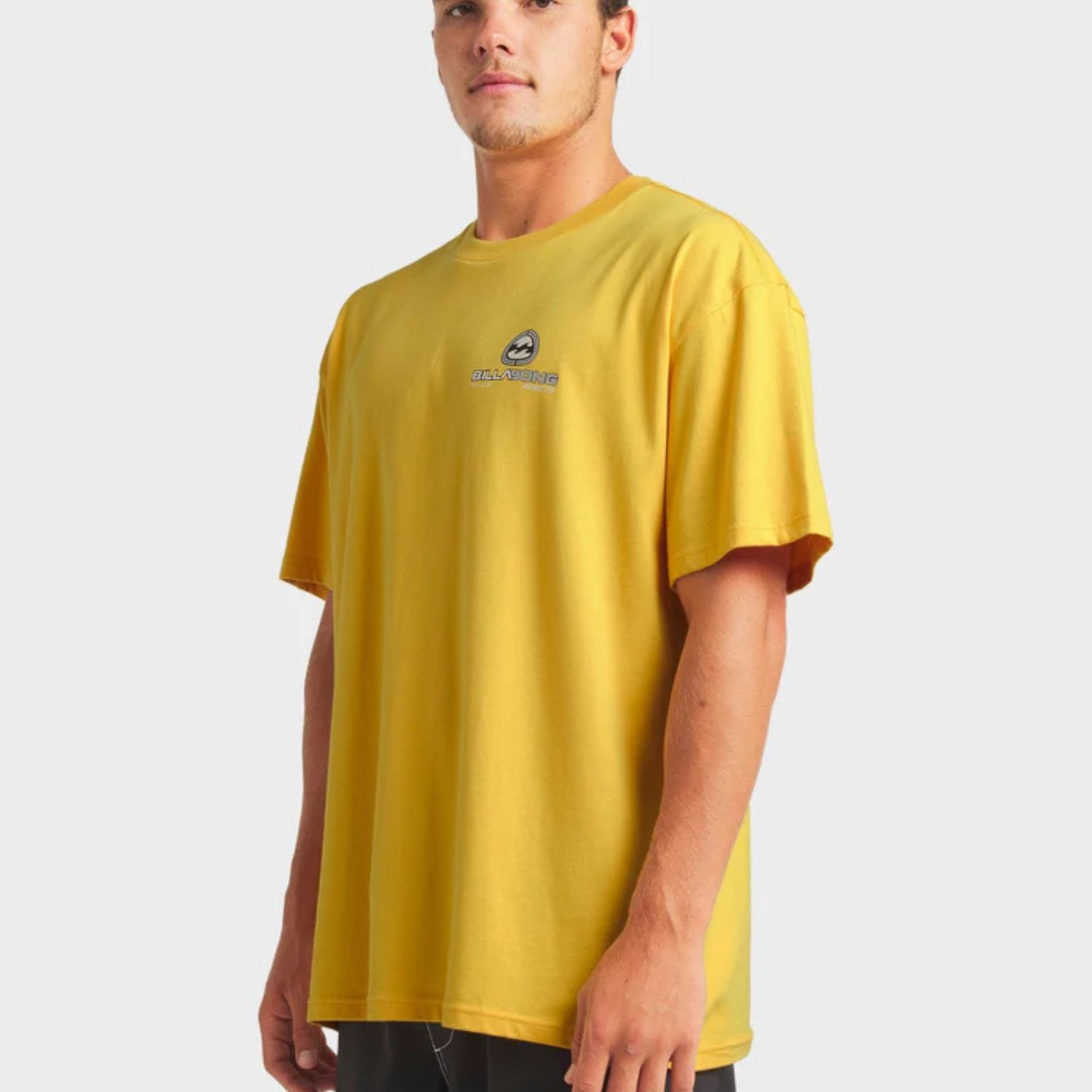 BILLABONG MENS BIO WAVE OG SS TEE - YELLOW