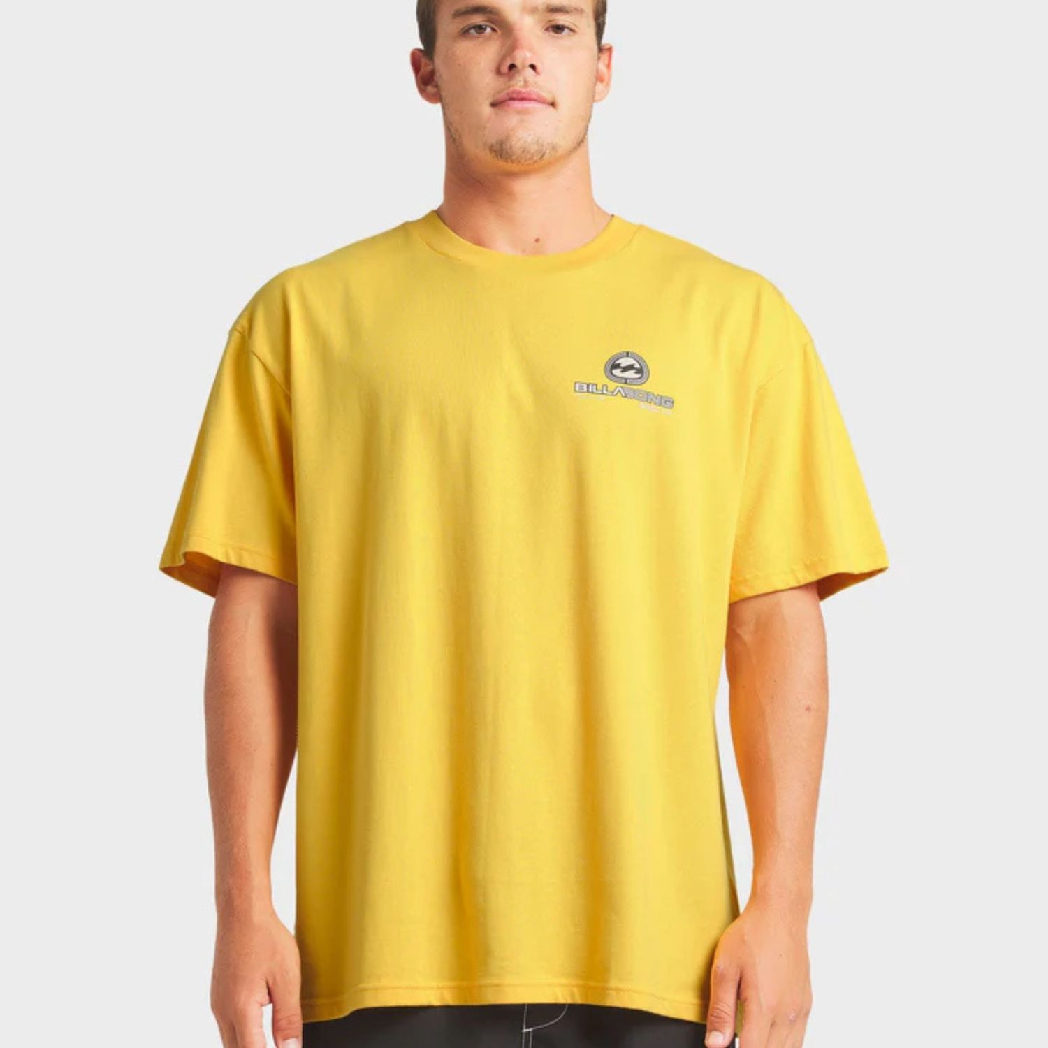 BILLABONG MENS BIO WAVE OG SS TEE - YELLOW