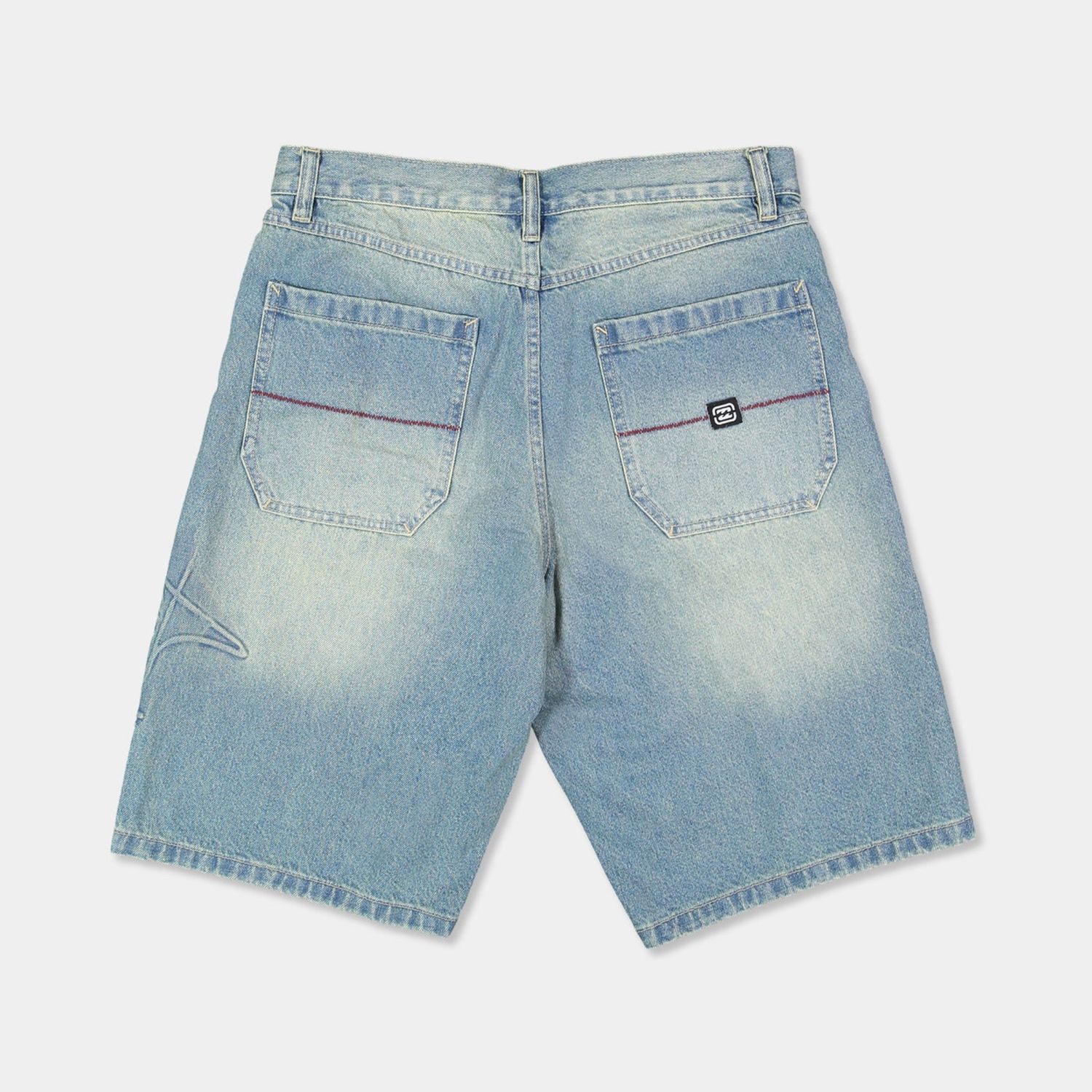 BILLABONG MENS SCRIPT SMOKO DENIM SHORT - SUN FADED INDIGO