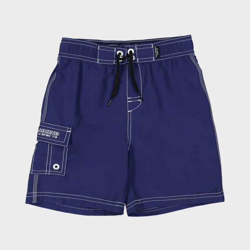 BILLABONG TODDLER BOYS GROMS THROW ON BOARDSHORT - VINTAGE INDIGO