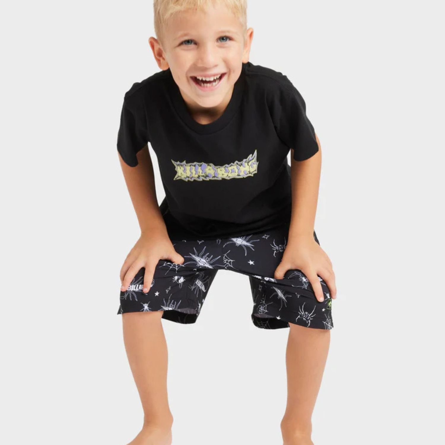 BILLABONG TODDLERBOYS GROMS ARCH RAGE OG SS TEE - BLACK