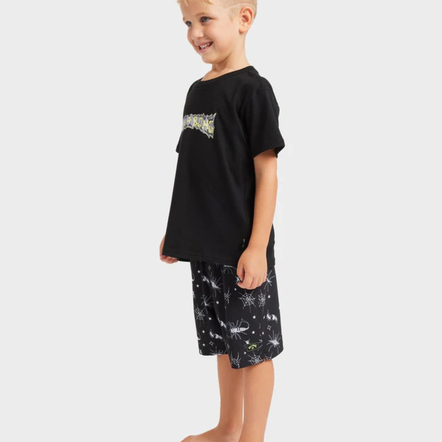 BILLABONG TODDLERBOYS GROMS ARCH RAGE OG SS TEE - BLACK