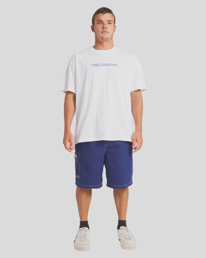 BILLABONG MENS THROW ON BOARDSHORT - VINTAGE INDIGO