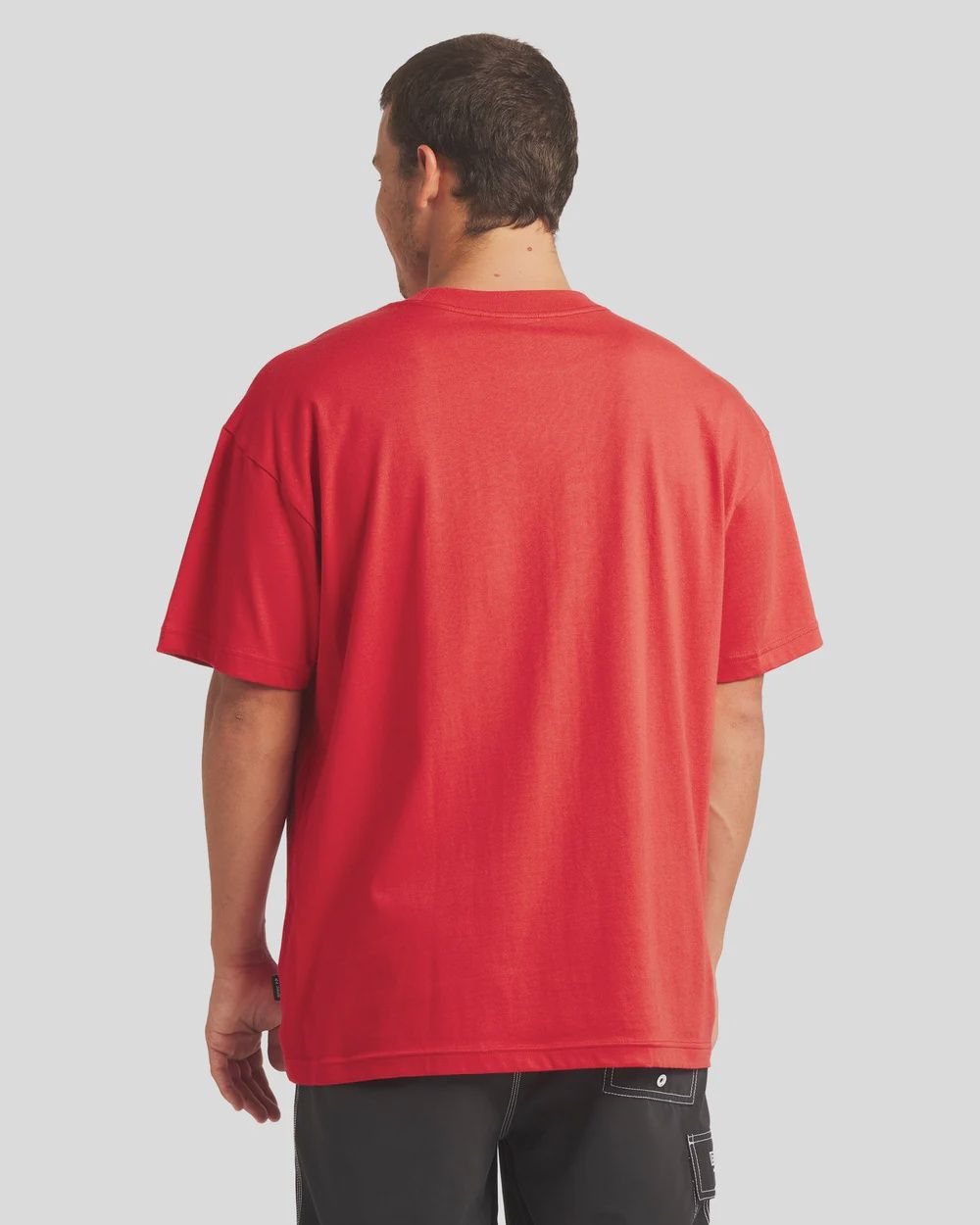 BILLABONG MENS HALFTONE OG SS TEE - TRUE RED