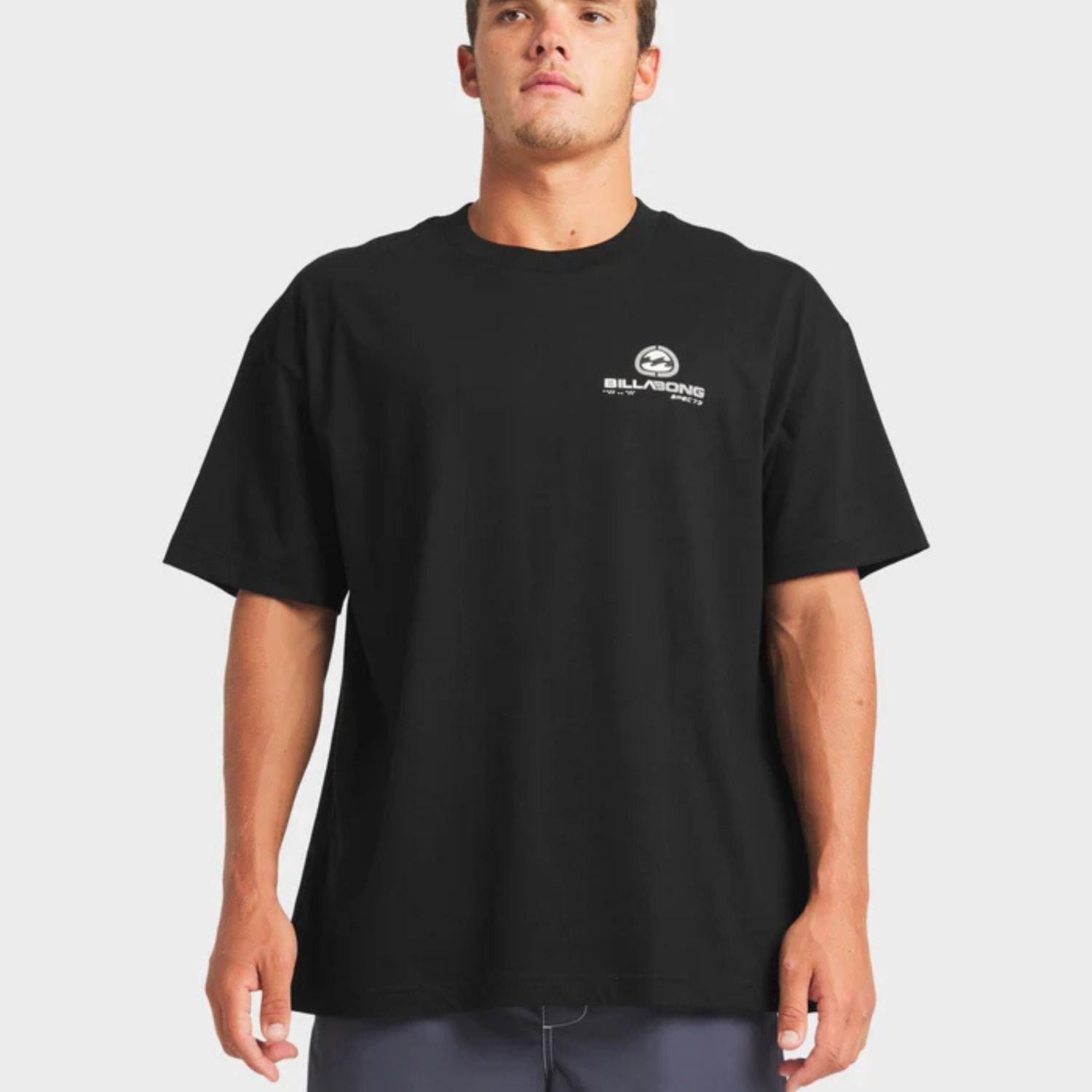 BILLABONG MENS BIO WAVE OG SS TEE - BLACK