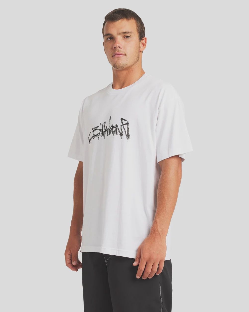 BILLABONG MENS IDENTITY OG SS TEE - WHITE