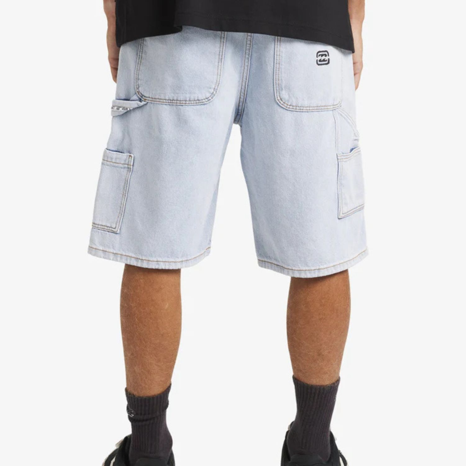 BILLABONG MENS BAD DOG DENIM WALKSHORT - STONE BLUE