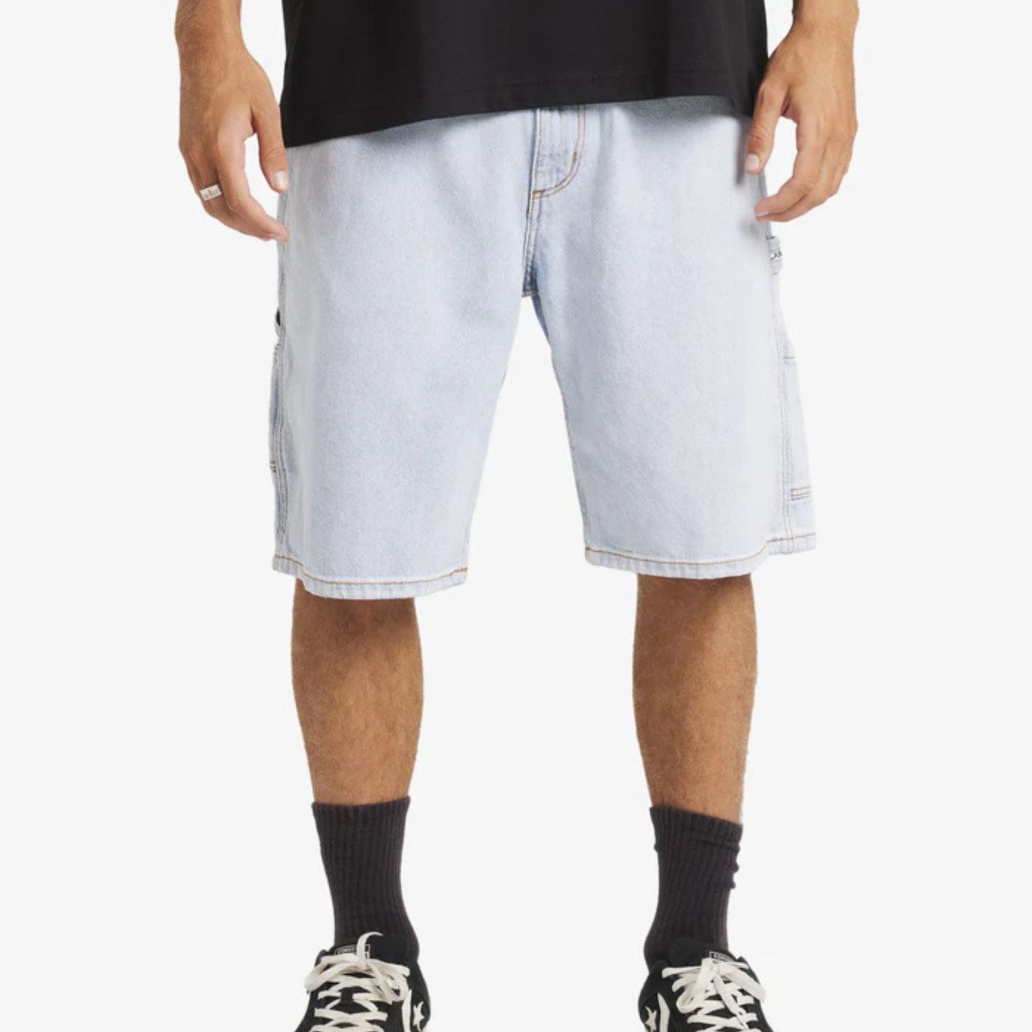 BILLABONG MENS BAD DOG DENIM WALKSHORT - STONE BLUE