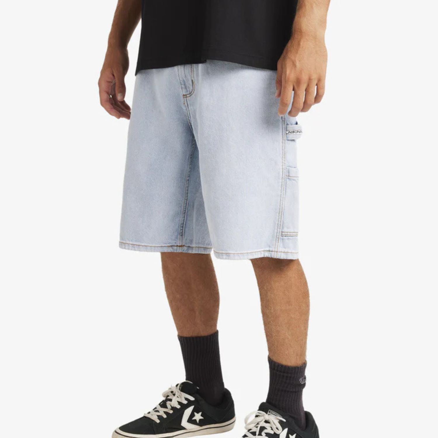 BILLABONG MENS BAD DOG DENIM WALKSHORT - STONE BLUE