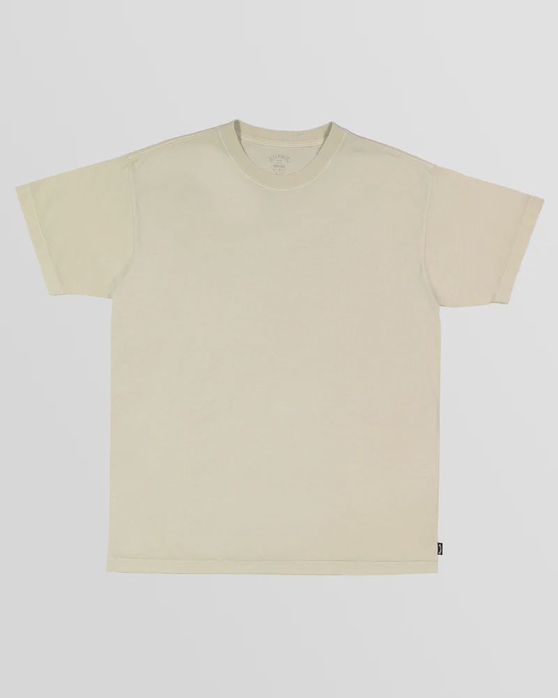 BILLABONG MENS PREMIUM WAVE WASH SS TEE CREAM
