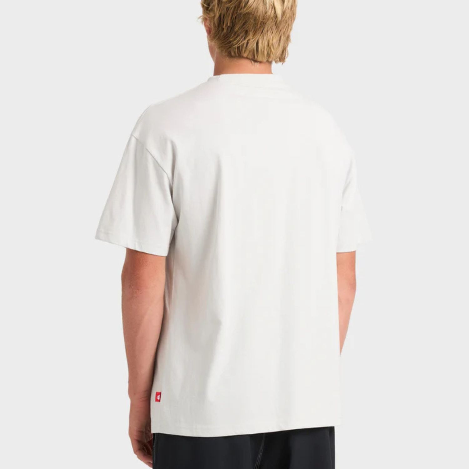 QUIKSILVER MENS  TOP LINE KNIT TOP SS TEE - GREY VIOLET