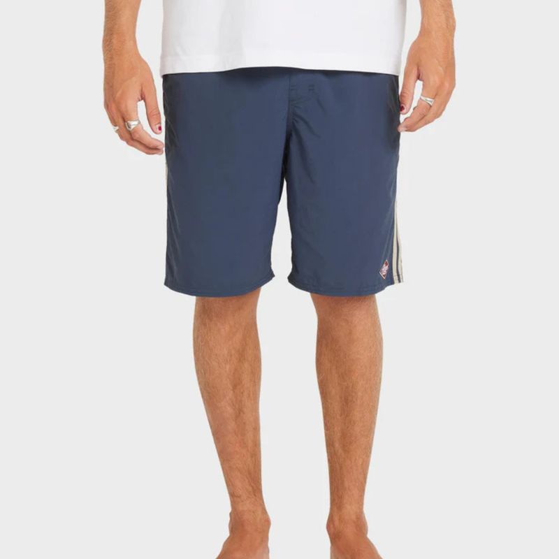 RVCA MENS  BREAKOUT ELASTIC 20" SHORT - MOODY BLUE