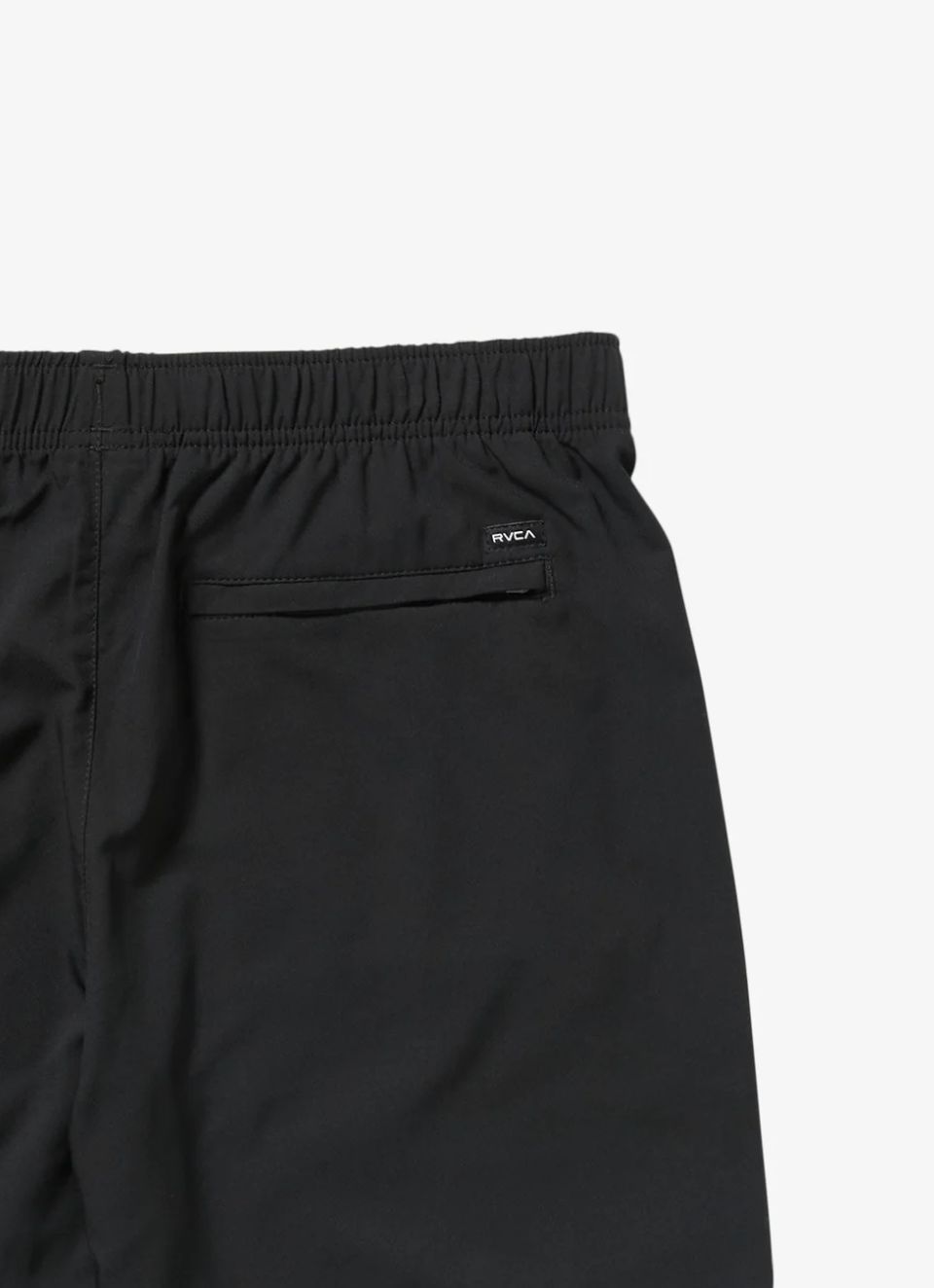RVCA MENS  YOGGER STRETCH 17" SHORT - BLACK