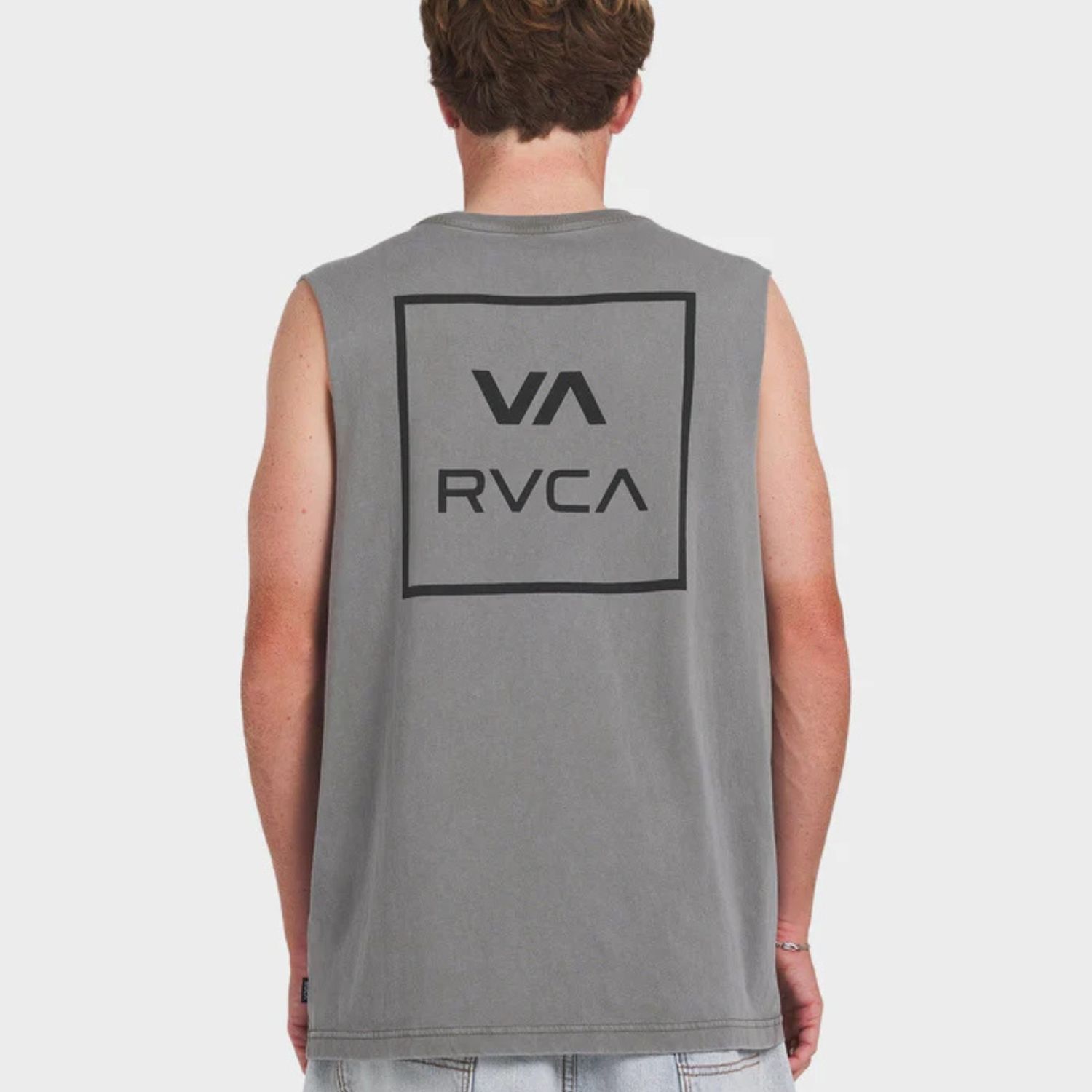 RVCA MENS  VA ALL THE WAYS MUSCLE - SAGE LEAF
