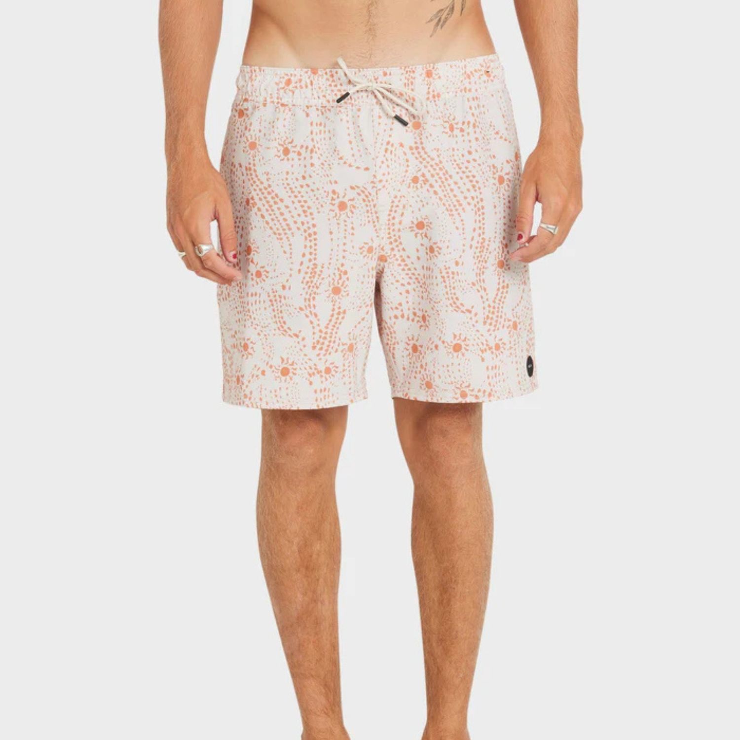 RVCA MENS  VA ELASTIC SHORT 17" - CERAMIC
