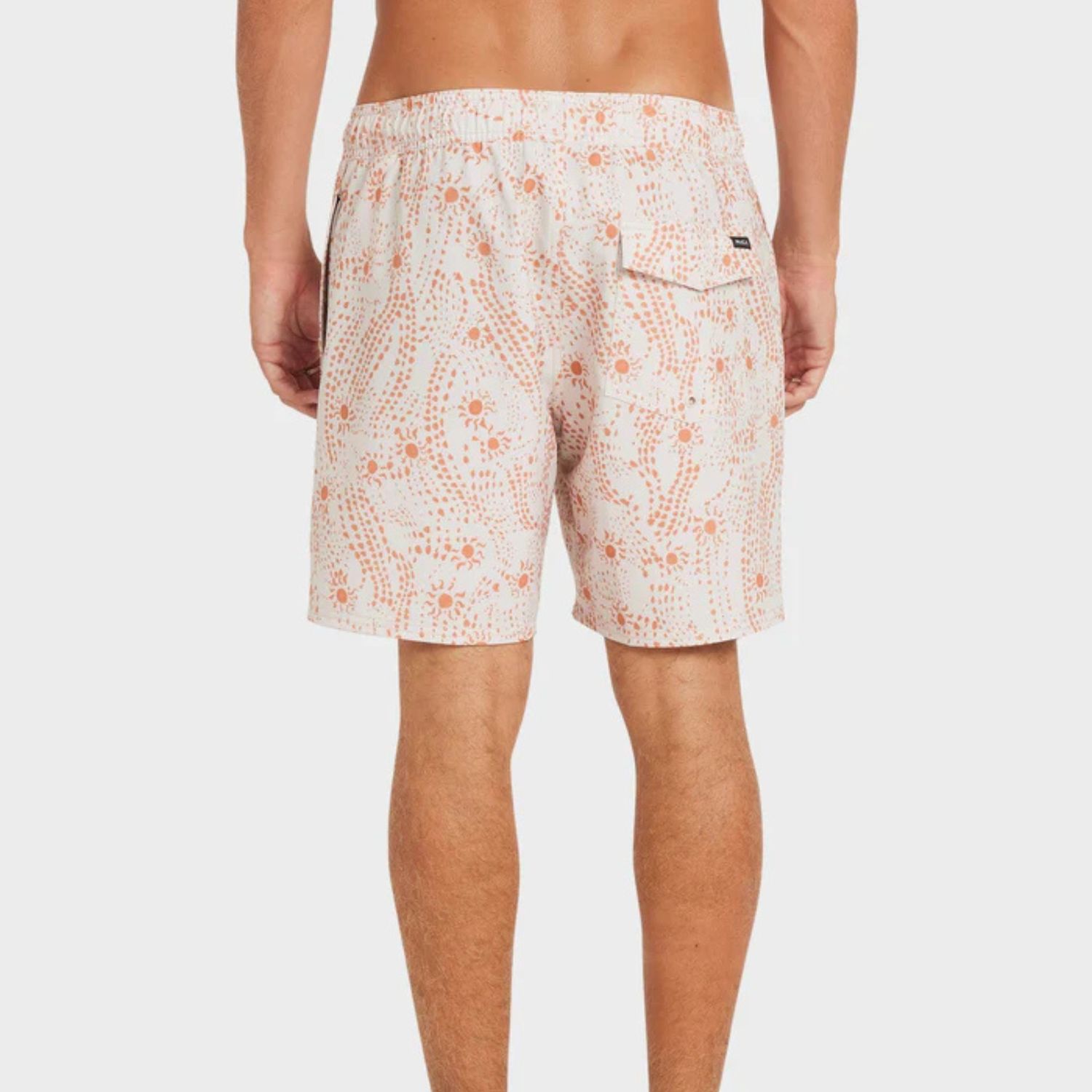 RVCA MENS  VA ELASTIC SHORT 17" - CERAMIC