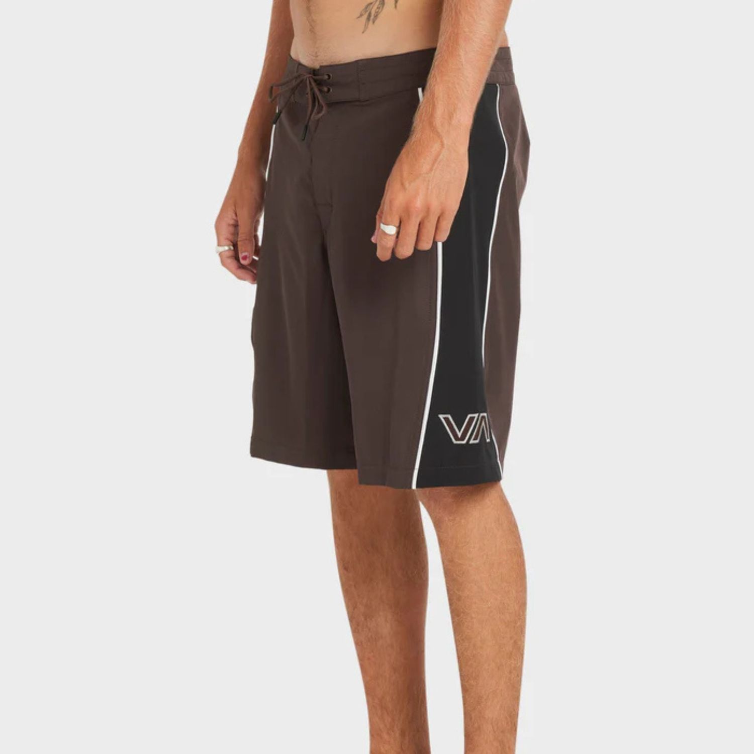 RVCA MENS  RETRACT TRUNK 20" SHORT - MOCHA