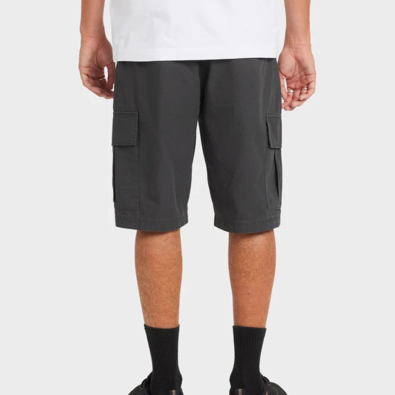 RVCA MENS  DAYSHIFT CARGO SHORT - PIRATE BLACK